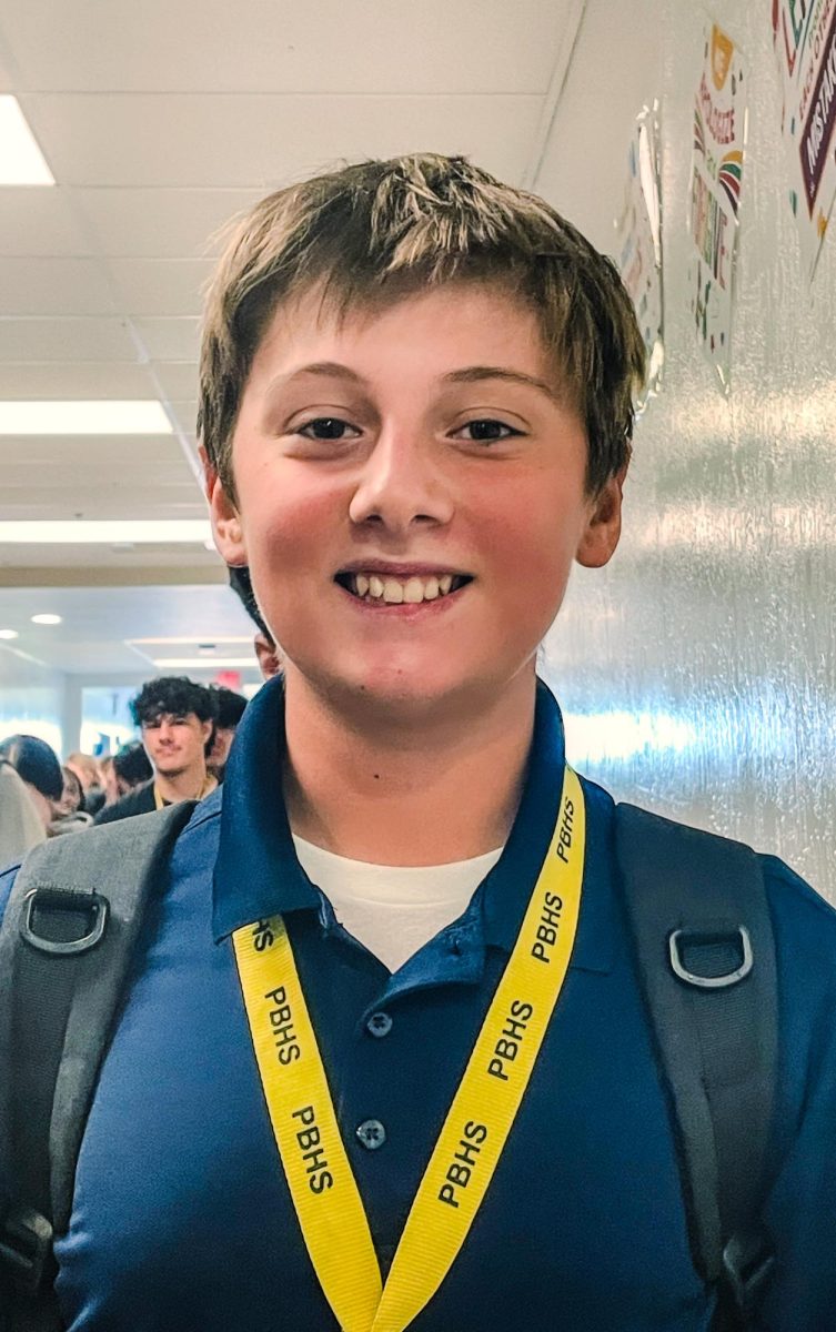October's student of the month Slater Wright 